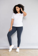Legging de grossesse au quotidien - Bleu Infini