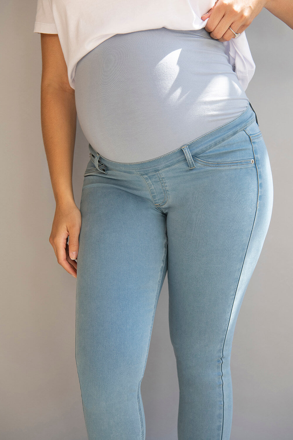 Jegging de grossesse 7/8e - Light Bleu