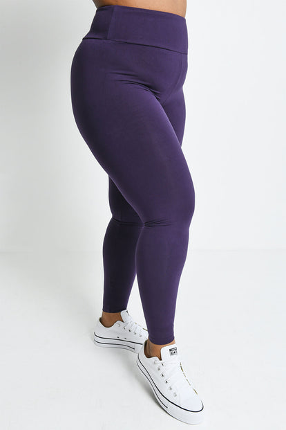 Legging léger taille haute grande taille Everyday - Acai Purple