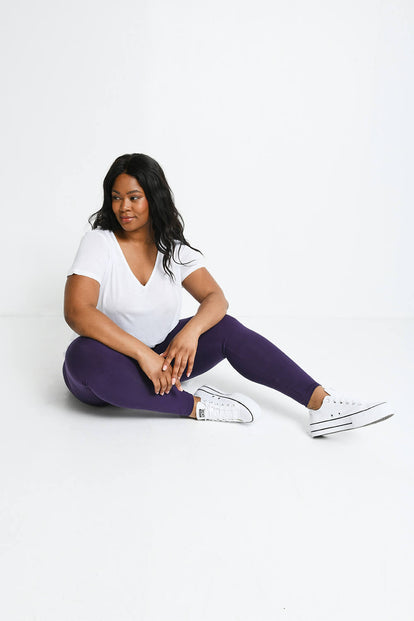 Legging léger taille haute grande taille Everyday - Acai Purple