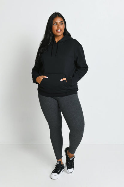Sweat à capuche grande taille Everyday - Noir