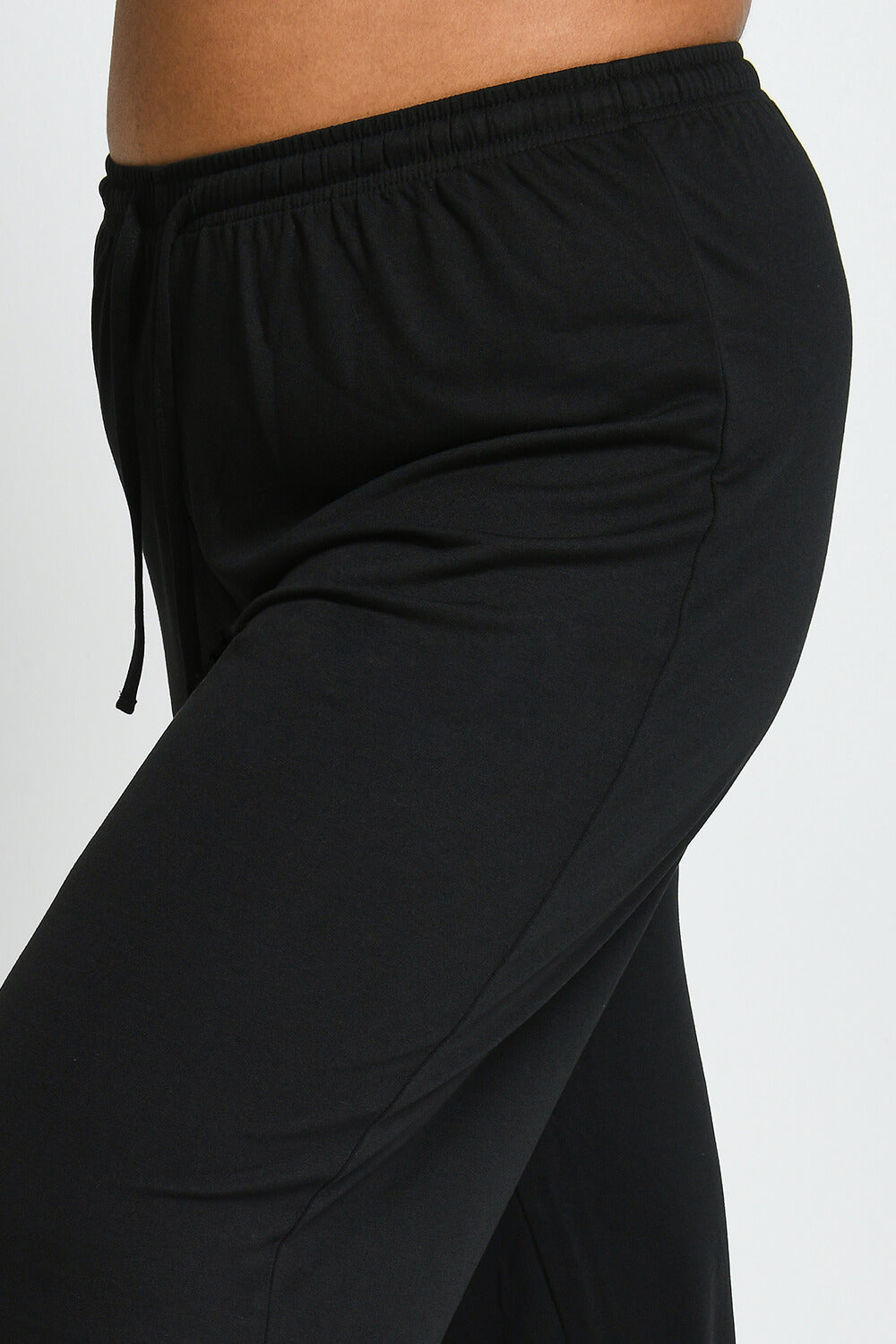 Ensemble lounge évasé tout doux grande taille - Noir