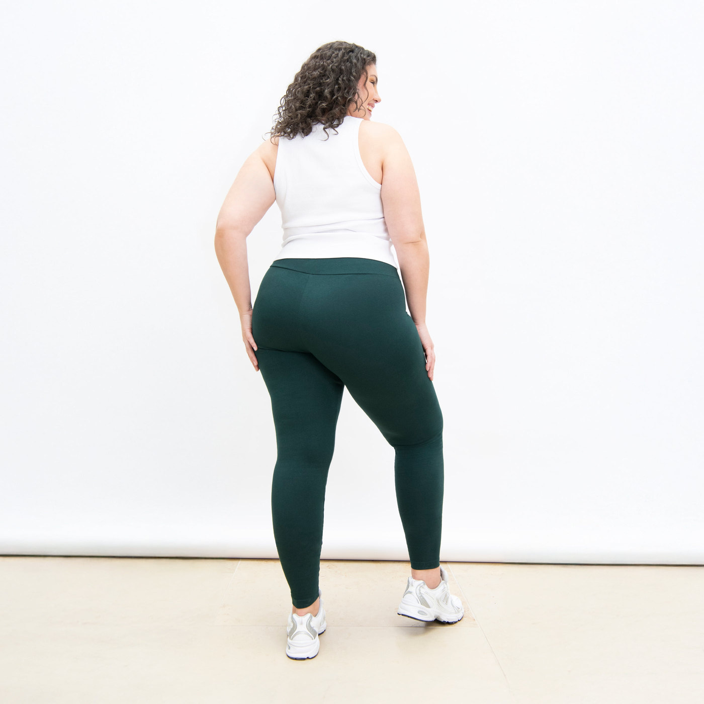 Legging taille haute grande taille Everyday - Vert Forêt