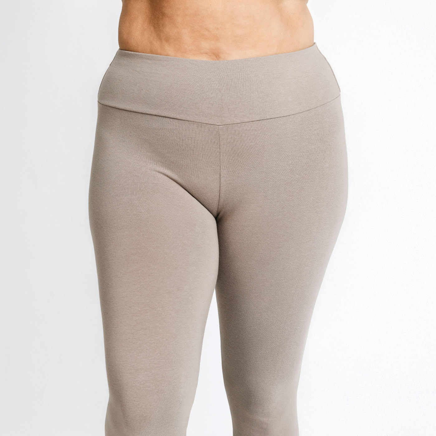 Legging taille haute grande taille Everyday - Oatmeal Avione