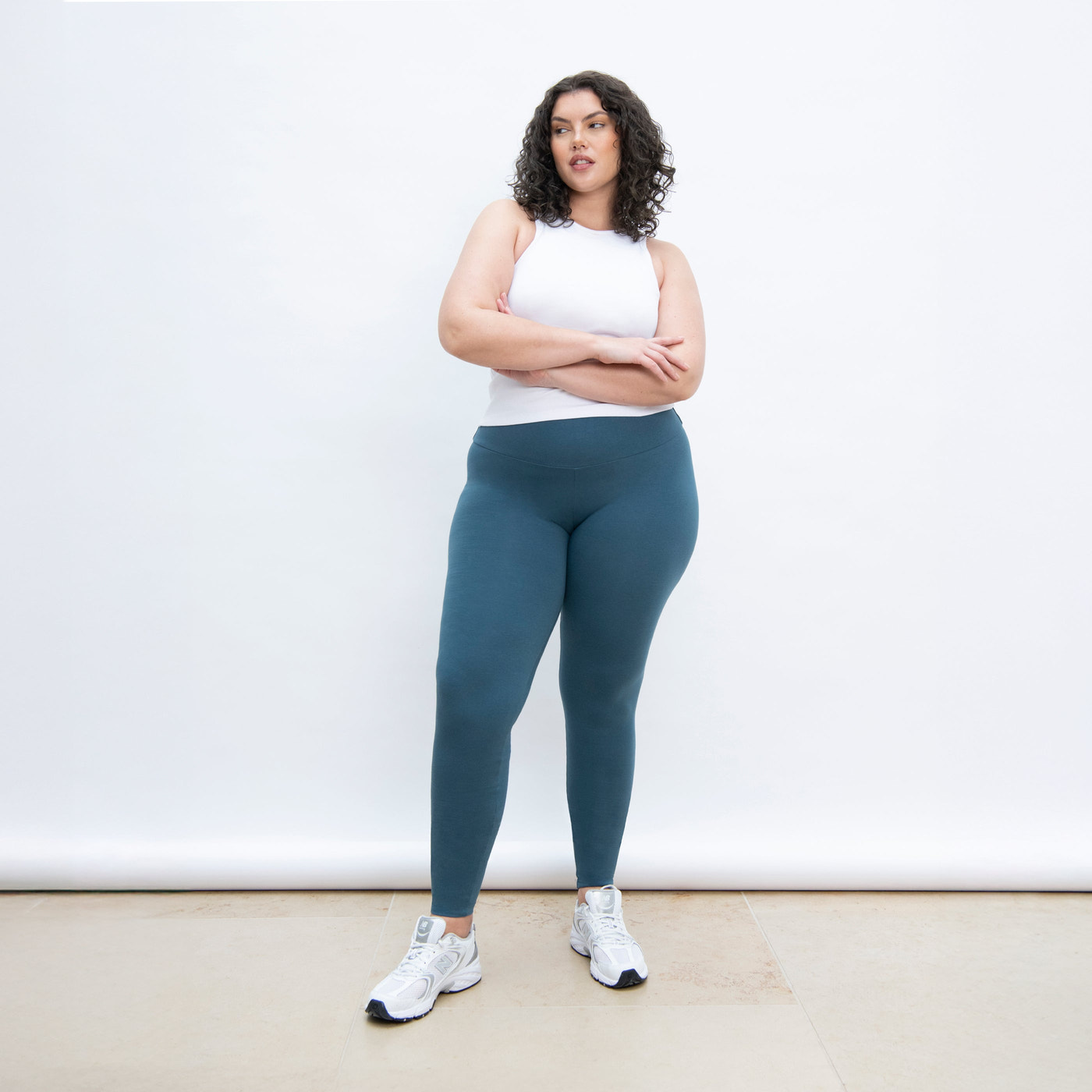 Legging taille haute grande taille Everyday - Bleu Cobalt