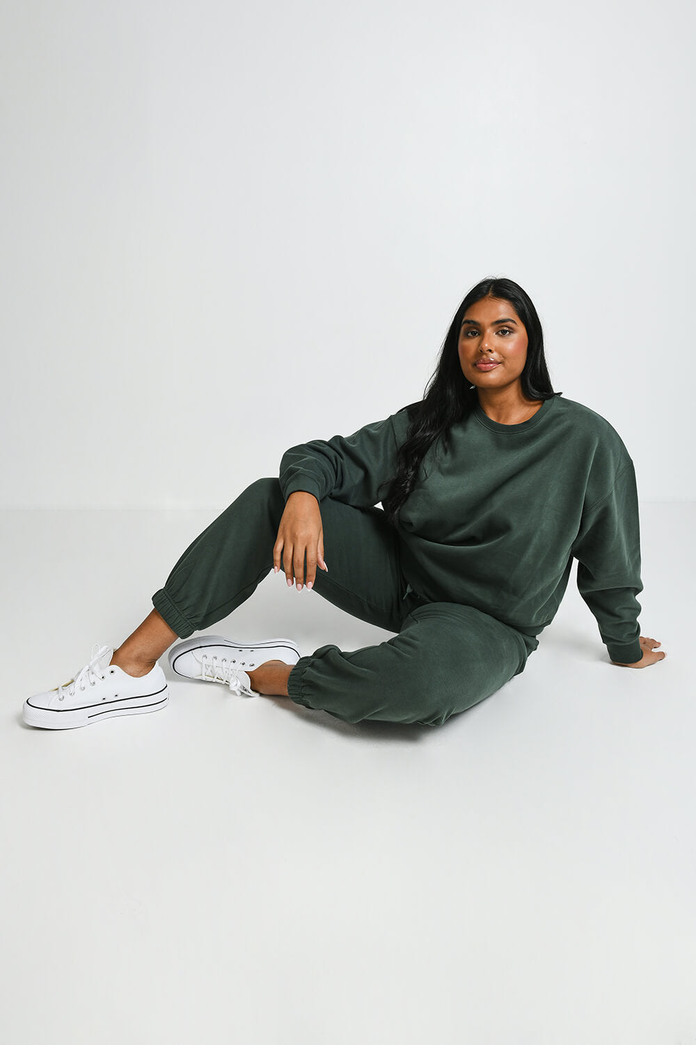 Pantalon de jogging confort grande taille Everyday - Vert Forêt