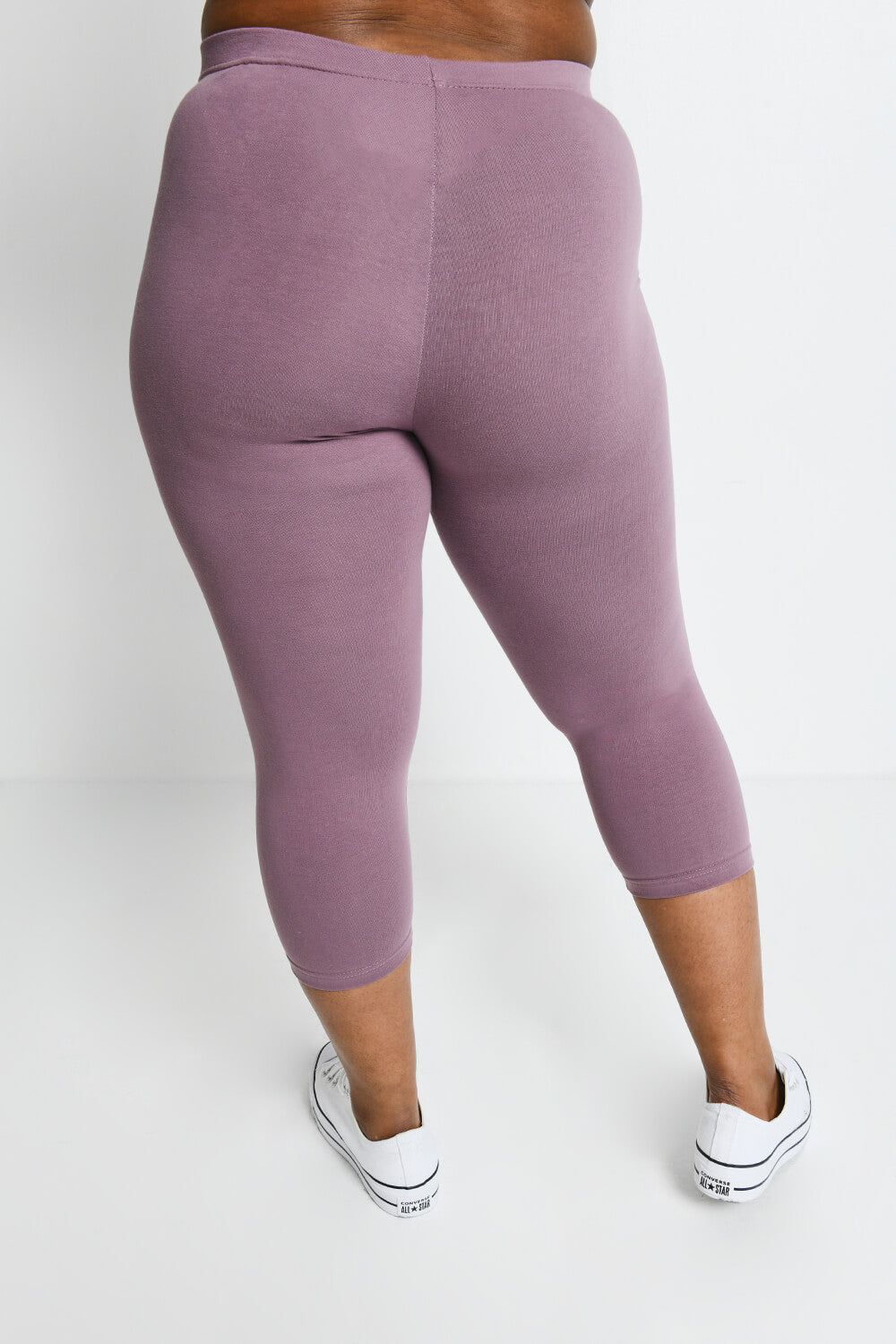Legging court grande taille Everyday - Elderberry Purple