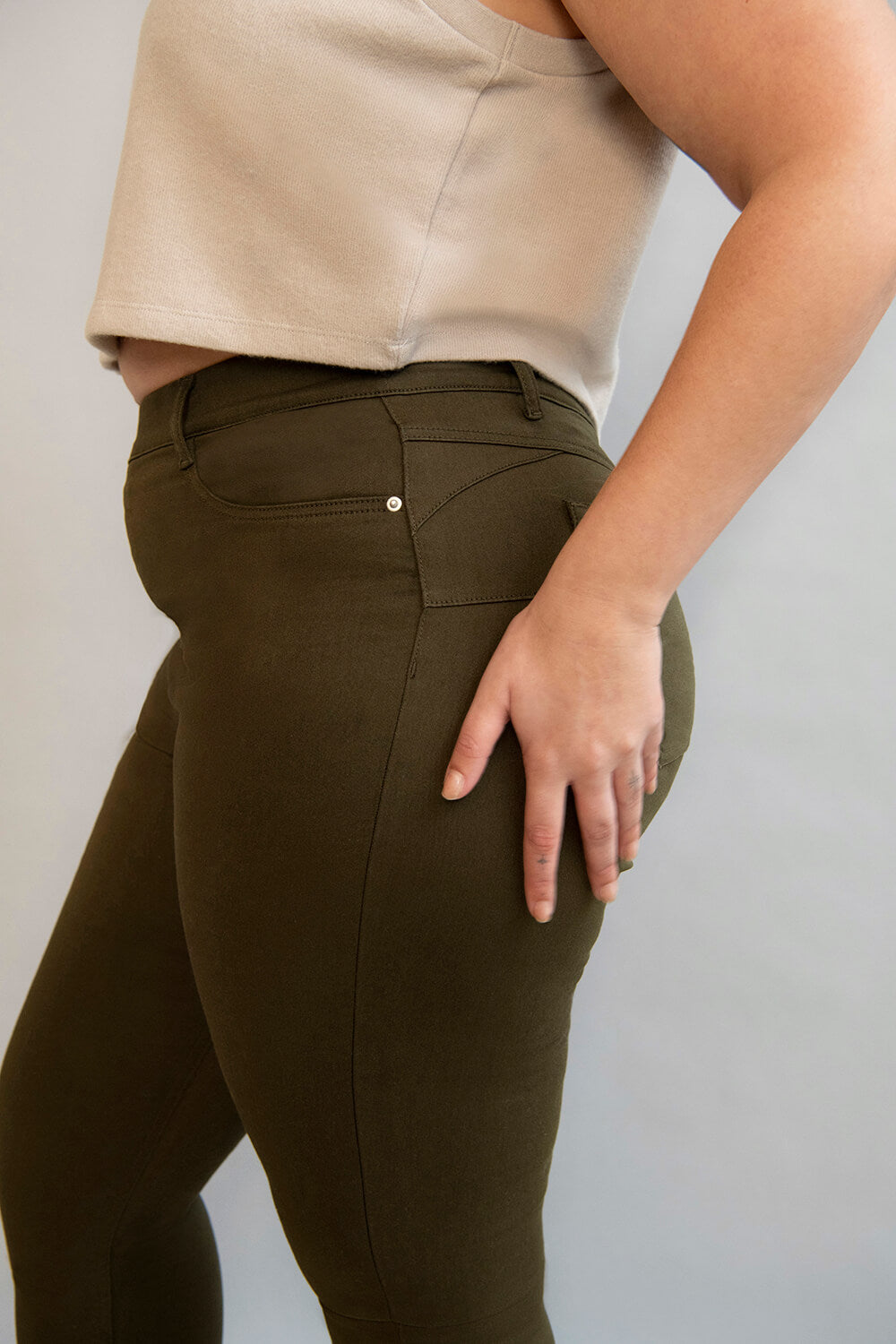 Jegging grande taille Ultimate - Kaki