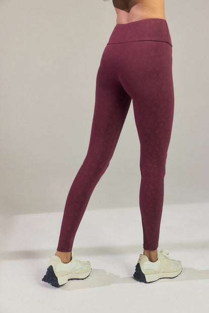 Legging taille haute Everyday - Burgunder Animal Print