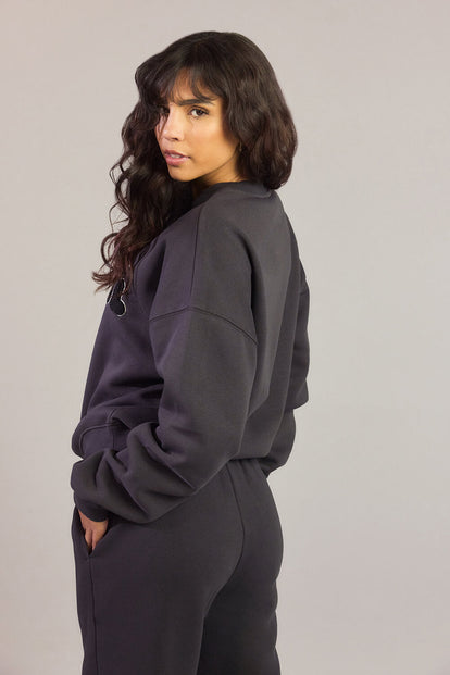 ALL SZN organique Sweat à Capuche Oversize grande taille Style 2 - Shadow