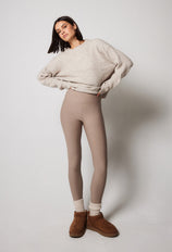Legging taille haute grande taille Winter Everyday - Stone