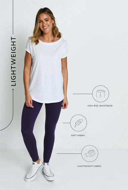 Legging léger taille haute Everyday - Acai Purple