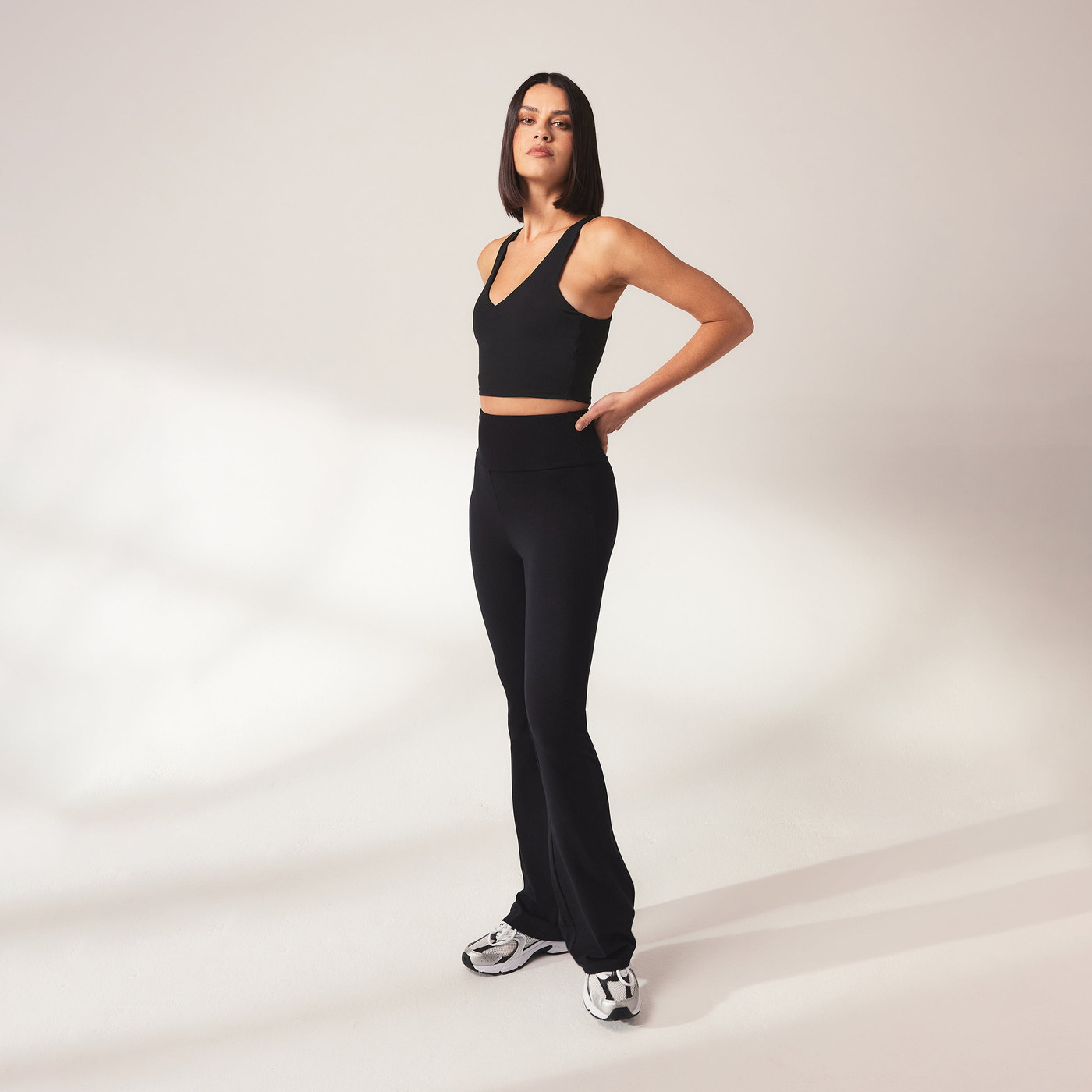 Legging léger flare - Noir