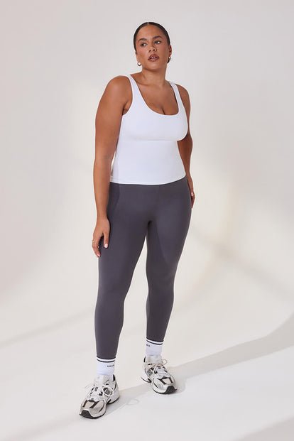 Curve Lightweight Everyday Tank Top - White