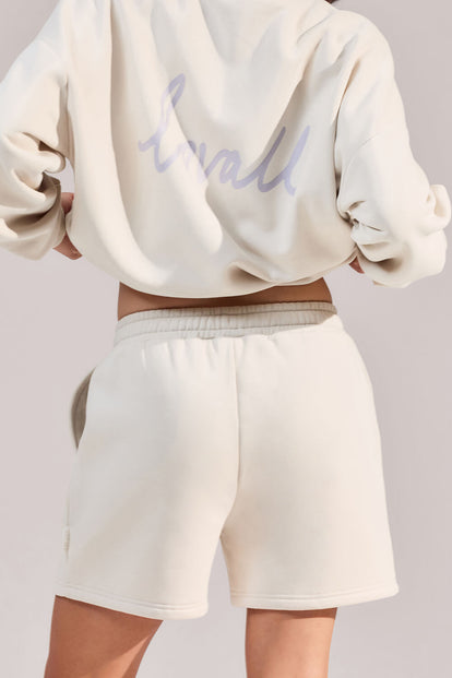 ALL SZN Organic Sweat Shorts - Ecru