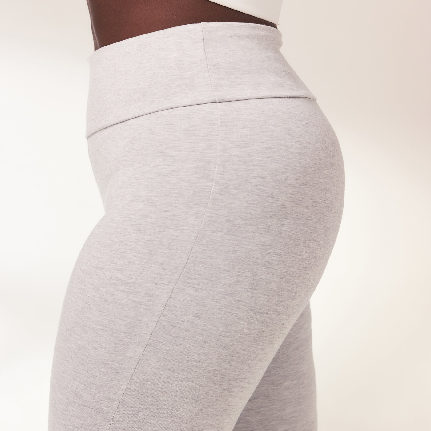 Legging léger flare grande taille - Light Gris Marl