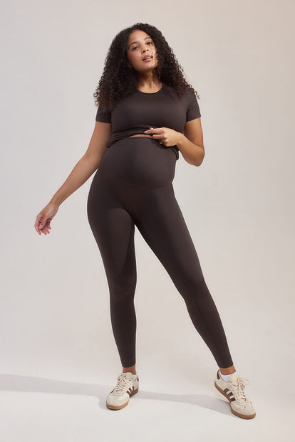 Maternity Ultimate Everyday Leggings - Black Coffee
