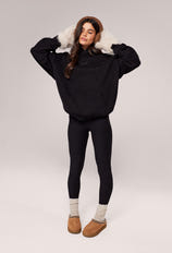 Legging taille haute d'hiver – Noir