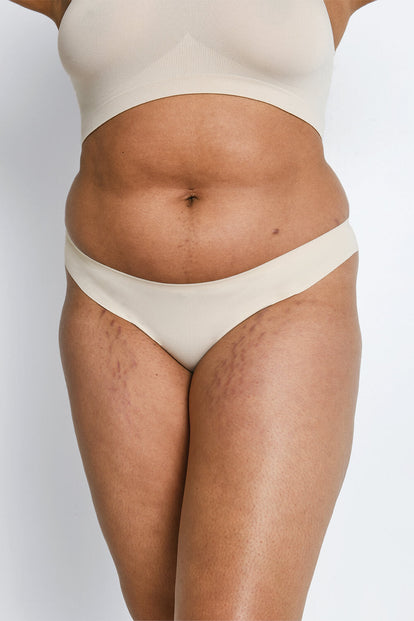 Lot de 3 strings sans couture grande taille - Noir