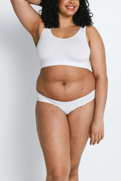 Lot de 3 culottes brésiliennes en coton grande taille - Noir