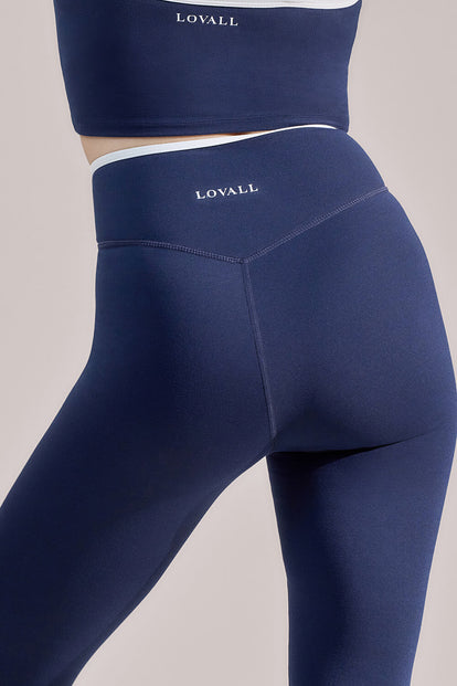 Ultimate Everyday Wrap Waist Leggings - Navy