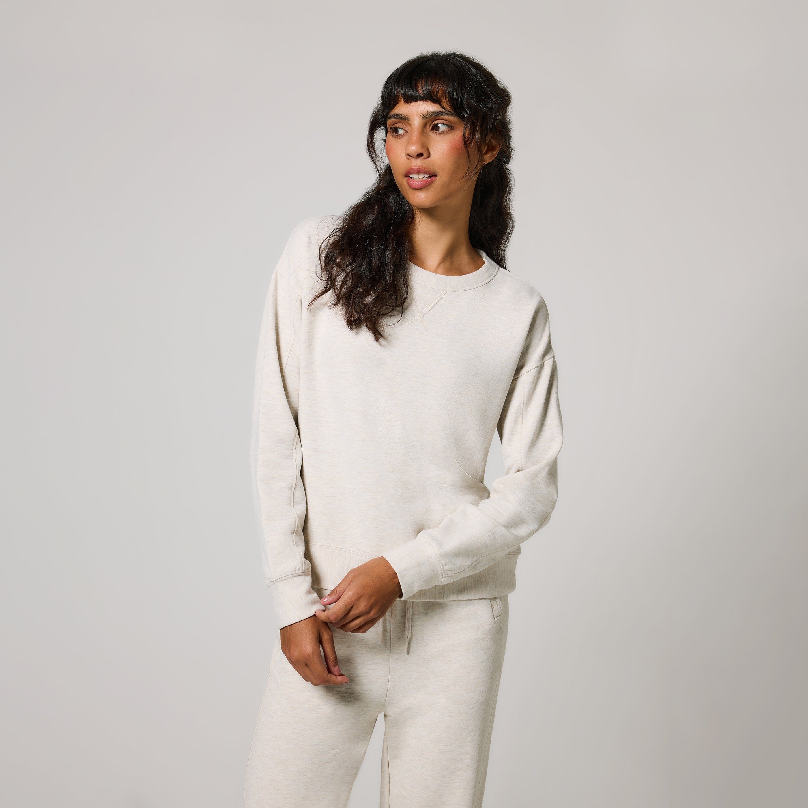 Sweat Lounge-Luxe - Vanilla Marl