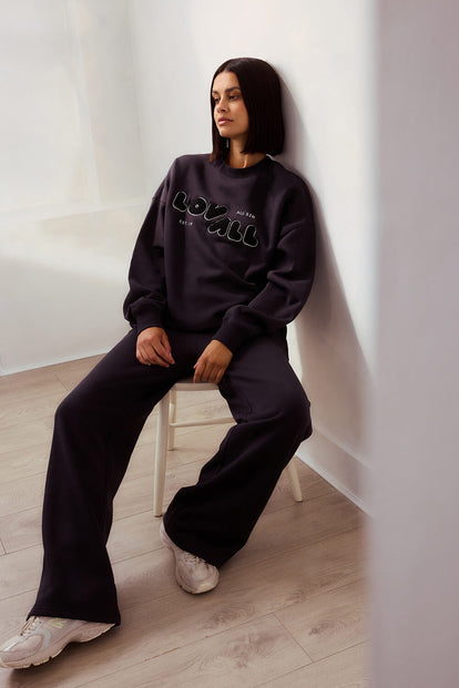 ALL SZN organique Sweat à Capuche Oversize grande taille Style 2 - Shadow