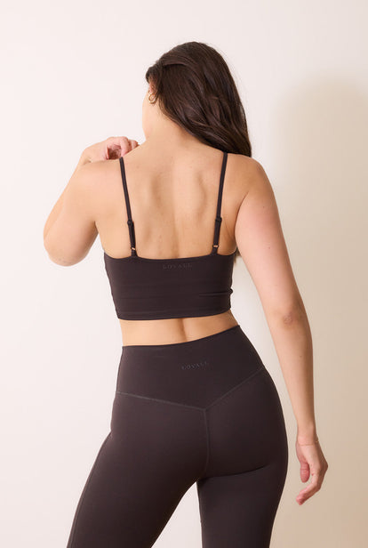 Brassière de sport grande taille 24/7 Revitalise - Black Coffee
