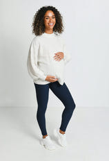 Legging de grossesse d'hiver de tous les jours – Marine