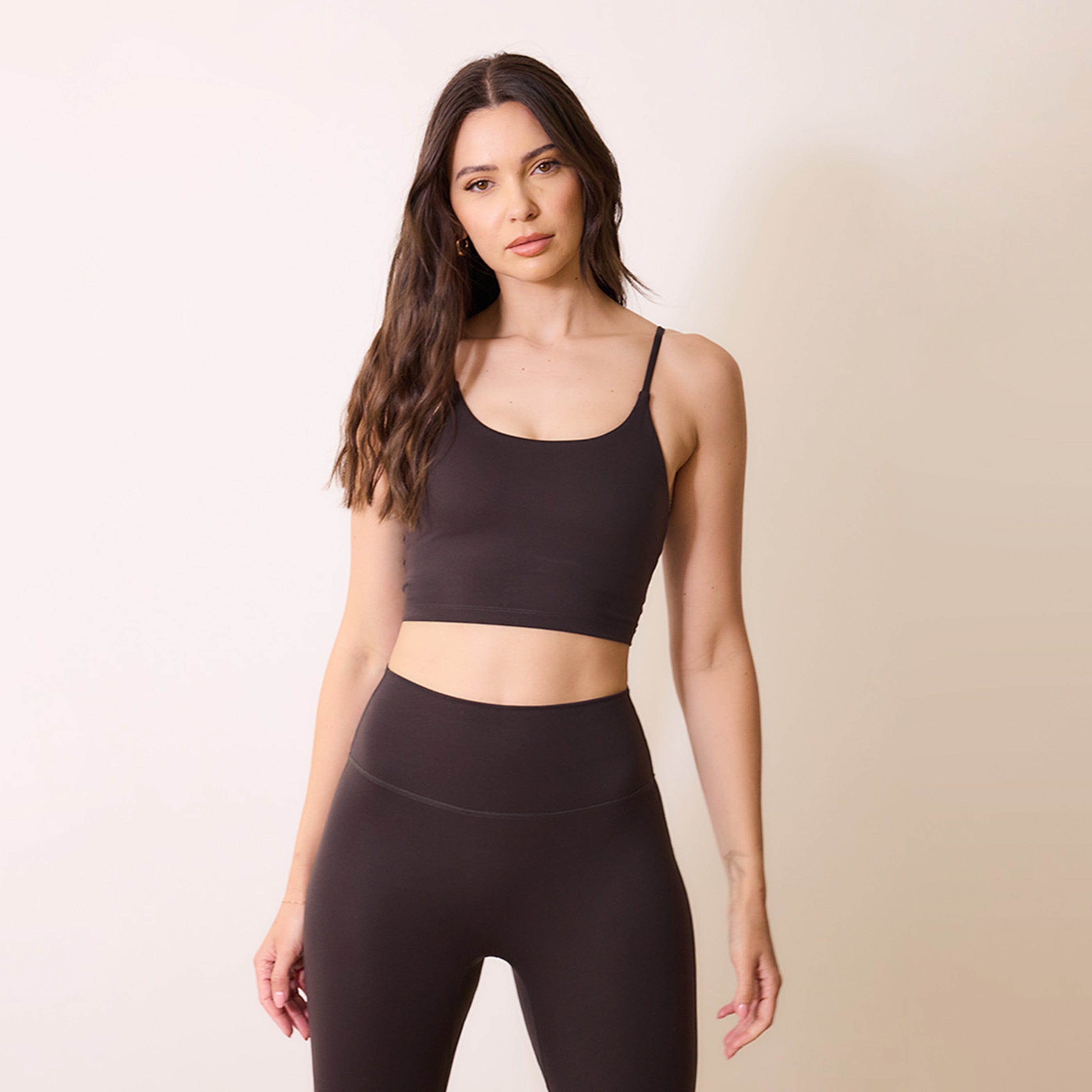Brassière de sport grande taille 24/7 Revitalise - Black Coffee