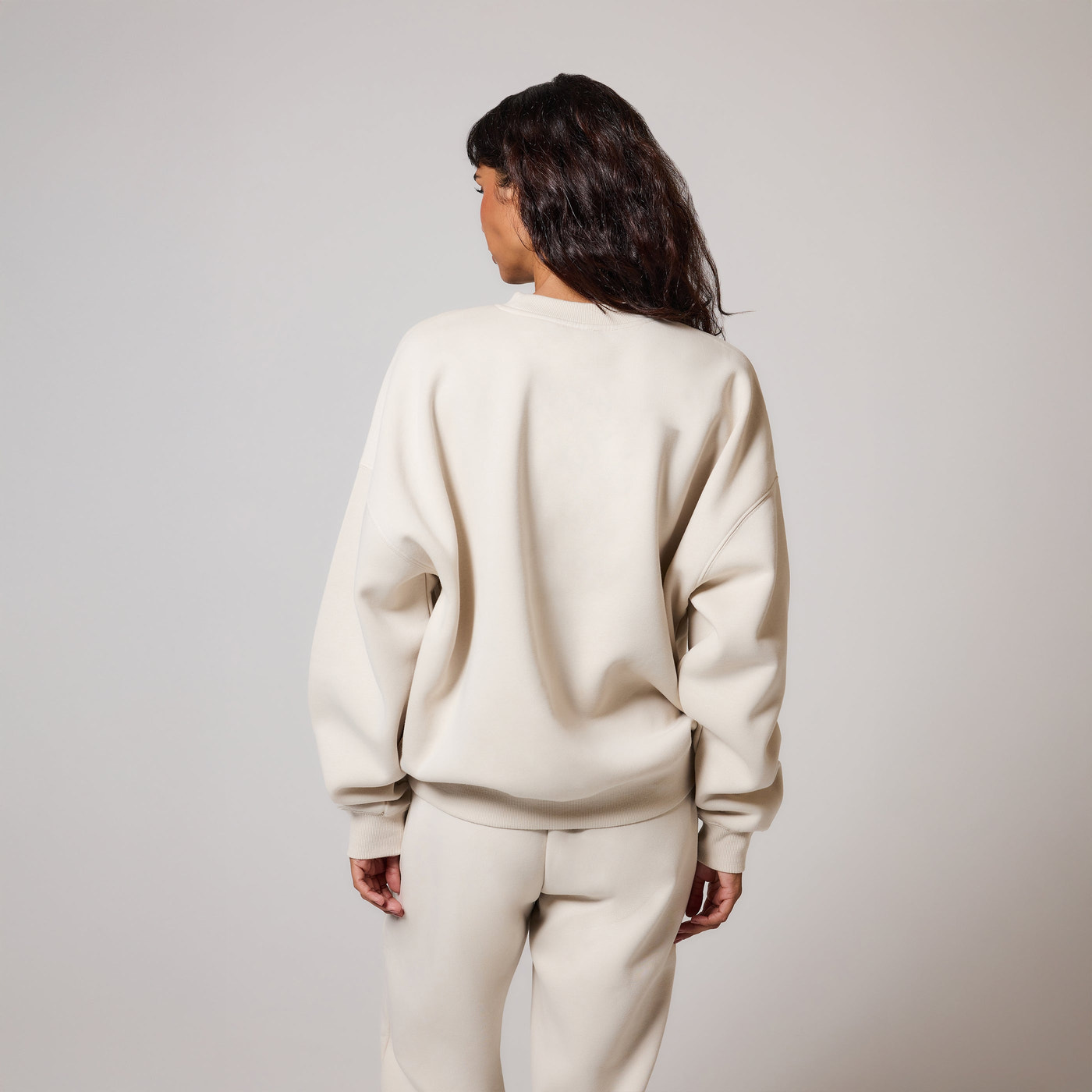 ALL SZN organique Sweat à Capuche Oversize grande taille Style 1 - Ecru