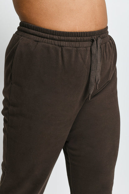 Pantalon de jogging confort grande taille Everyday - Espresso Marron