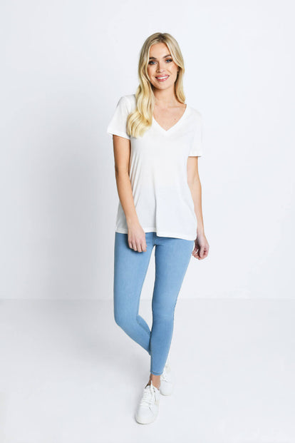 Jegging grande taille 7/8e - Light Bleu