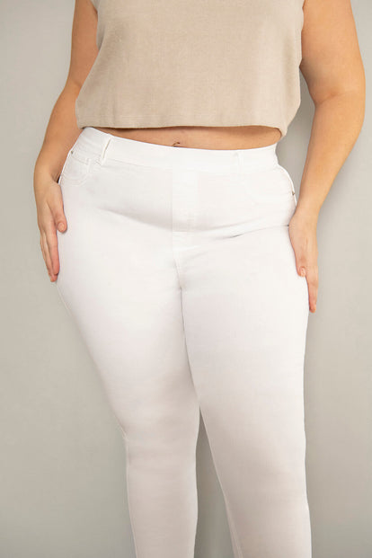 Jegging 7/8e grande taille Ultimate - Blanc