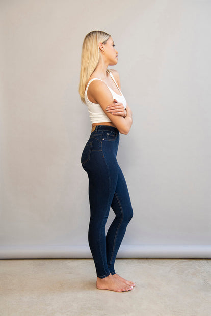 Jegging 7/8e grande taille Ultimate - Dark Bleu