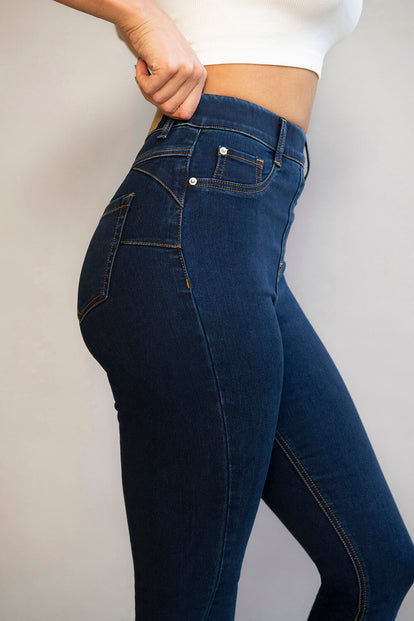 Jegging 7/8e grande taille Ultimate - Dark Bleu