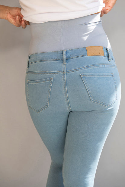 Jegging de grossesse 7/8e - Light Bleu