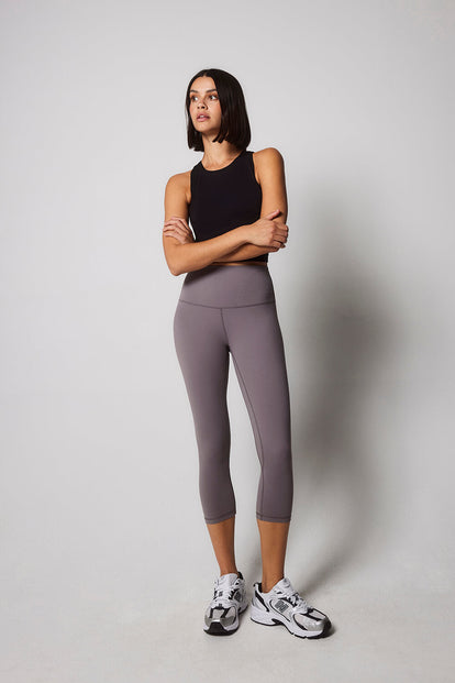 Legging court taille haute Revitalise - Mauve