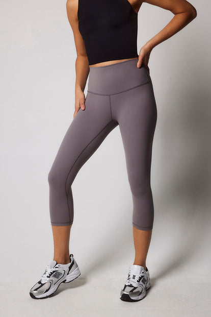 Legging court taille haute Revitalise - Mauve