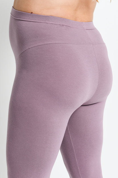 Legging de grossesse court Everyday - Elderberry Purple
