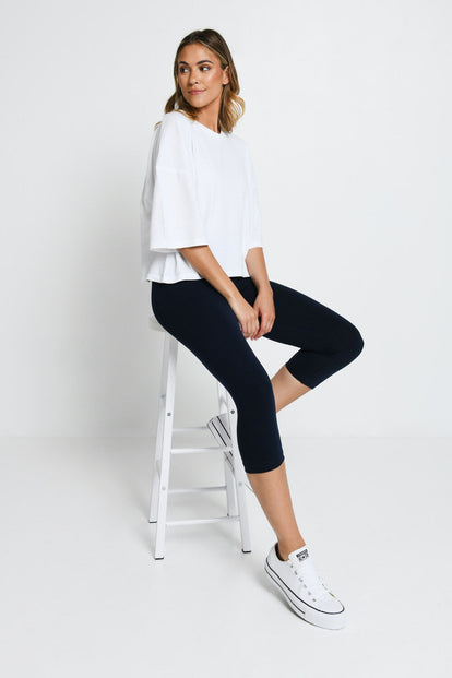 Legging court Everyday - Bleu Marine