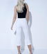 Pantacourt stretch - Blanc