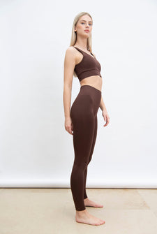 Legging taille haute sans couture Ultimate - Chocolat