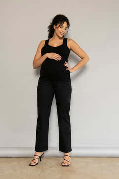 Jeans droits de grossesse - Noir