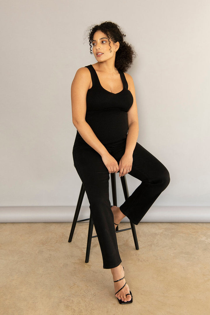 Jeans droits de grossesse - Noir