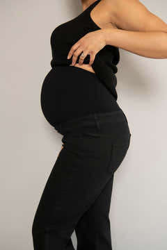 Jeans droits de grossesse - Noir