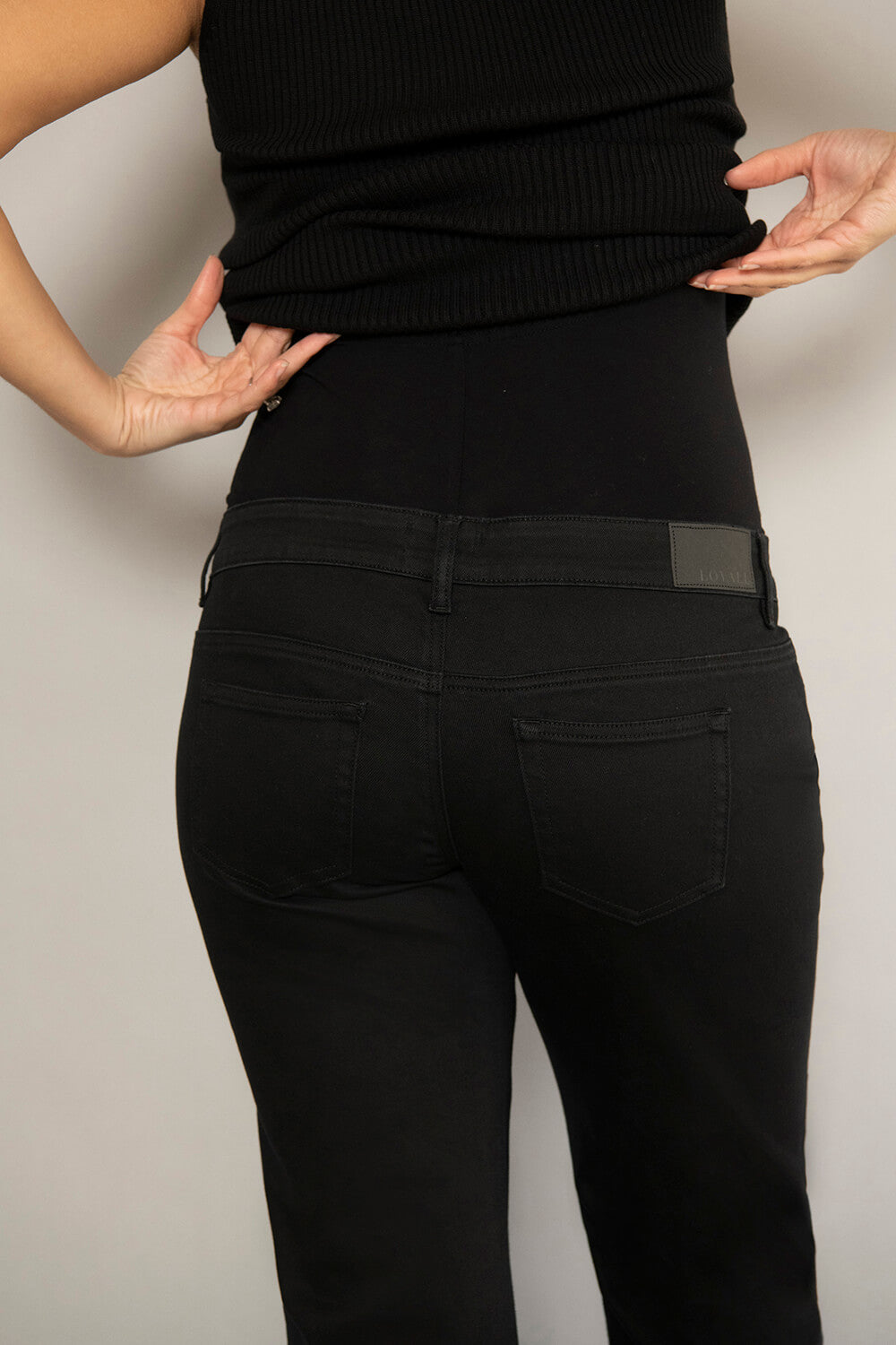 Jeans droits de grossesse - Noir