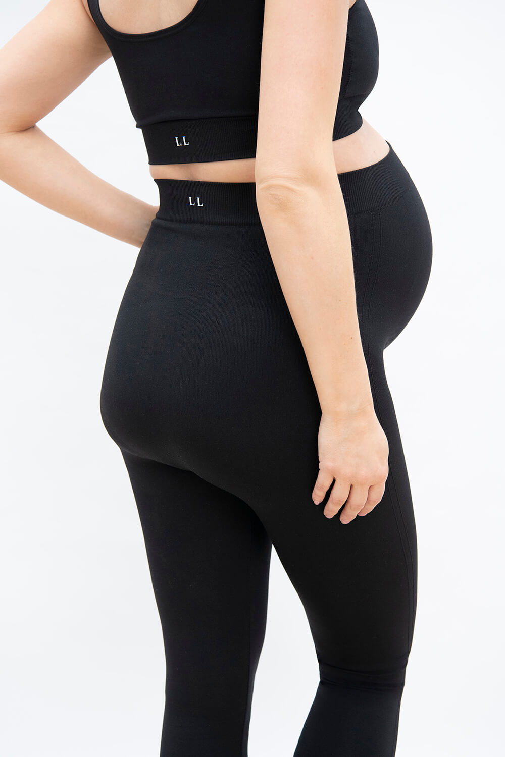 Legging de maternité ultime sans coutures – Noir