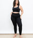 Legging taille haute sans couture grande taille Ultimate - Noir