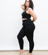 Legging taille haute sans couture grande taille Ultimate - Noir